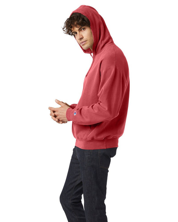 Champion CD450 - Sudadera con capucha unisex teñida en prenda