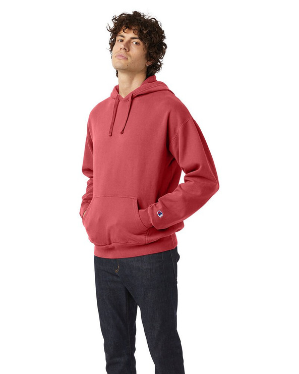 Champion CD450 - Sudadera con capucha unisex teñida en prenda