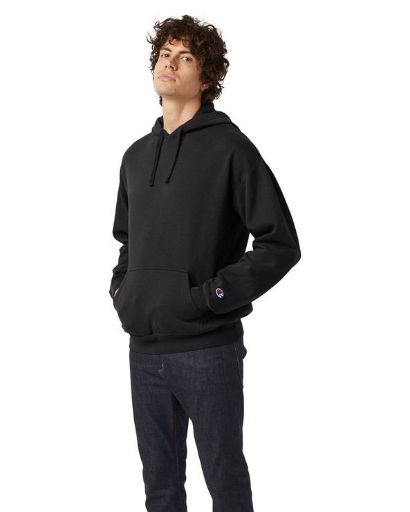 Champion CD450 - Unisex Garment Dyed Hooded Sweatshirt