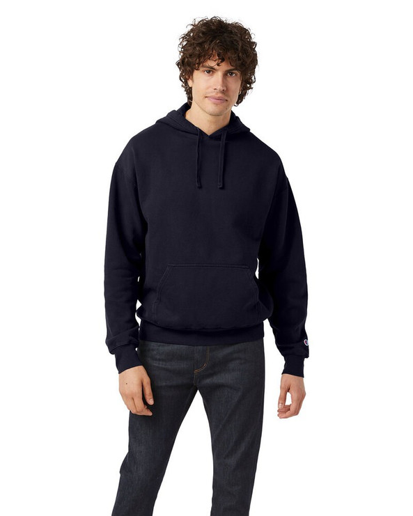 Champion CD450 - Unisex Garment Dyed Hooded Sweatshirt