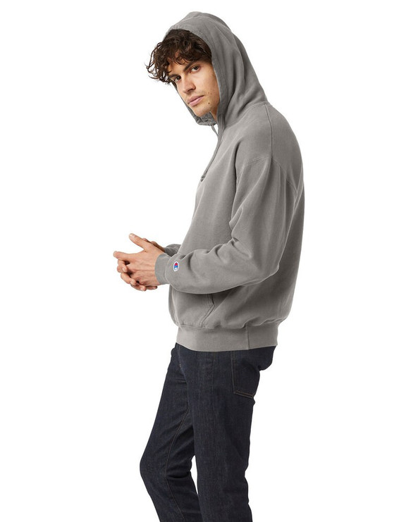 Champion CD450 - Unisex Garment Dyed Hooded Sweatshirt