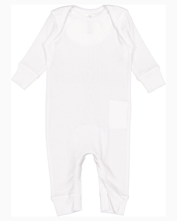 Rabbit Skins 4412 - Infant Baby Rib Coverall