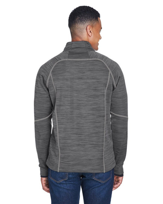 North End 88697 - Men's Flux Mélange Bonded Fleece Jacket