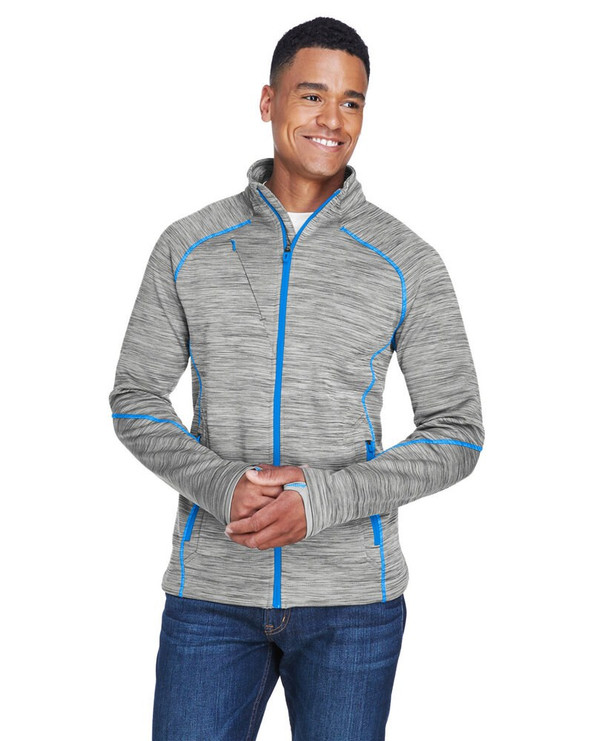 North End 88697 - Men's Flux Mélange Bonded Fleece Jacket