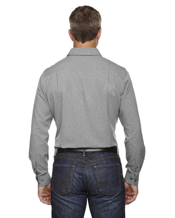 North End 88802 - Camisa Mélange Performance para hombre