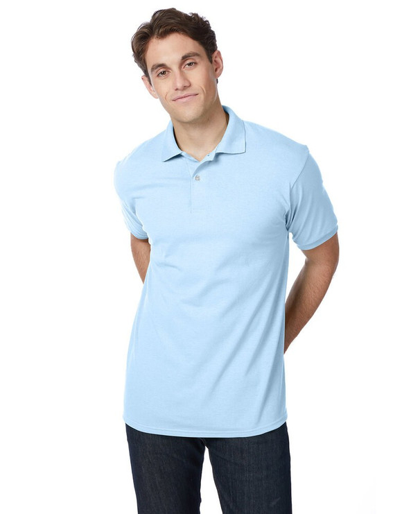 Hanes 054 - Polo de punto EcoSmart® para adultos