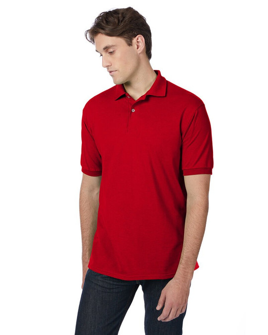 Hanes 054 - Polo de punto EcoSmart® para adultos