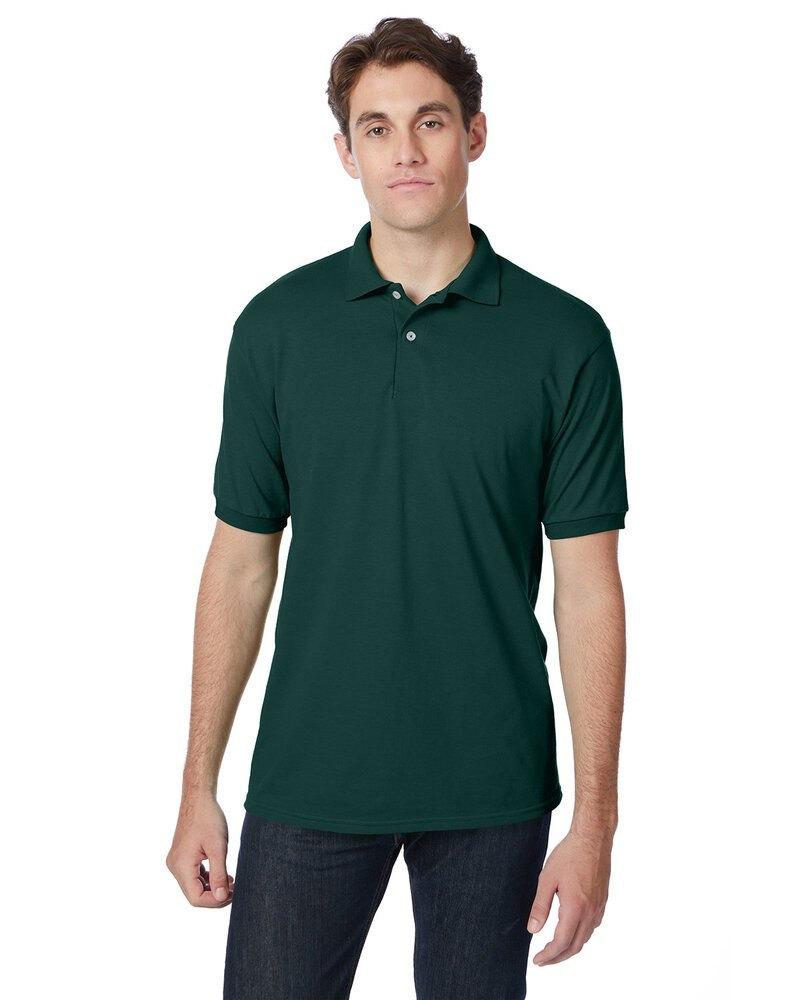 Hanes 054 - Adult EcoSmart® Jersey Knit Polo