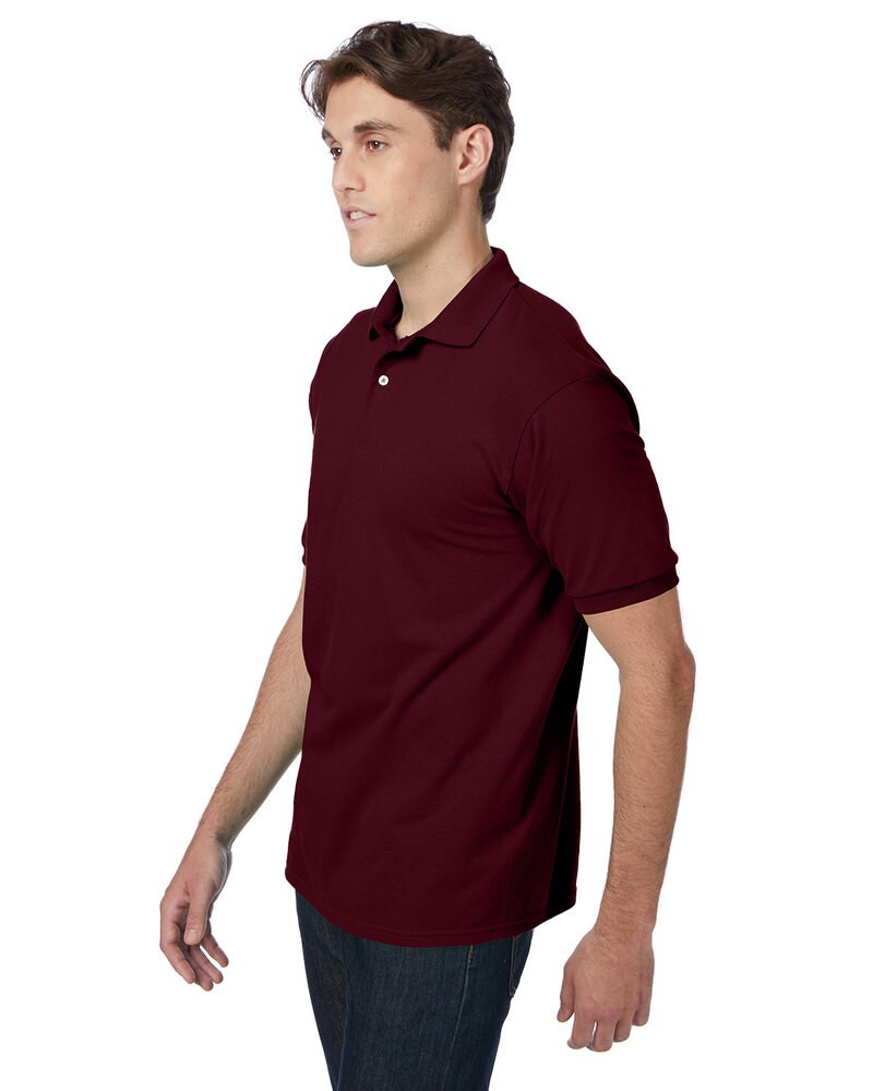 Hanes 054 - Polo de punto EcoSmart® para adultos
