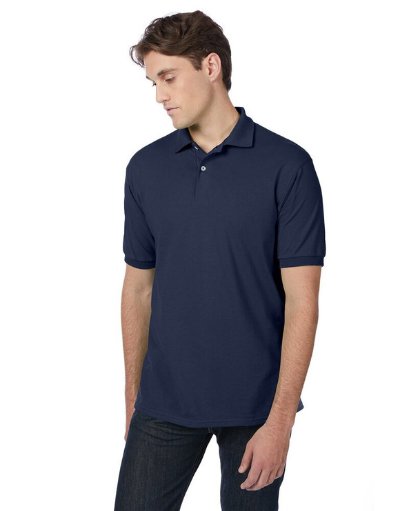 Hanes 054 - Adult EcoSmart® Jersey Knit Polo