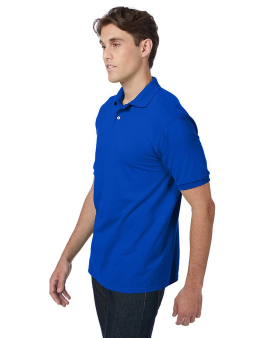 Hanes 054 - Adult EcoSmart® Jersey Knit Polo