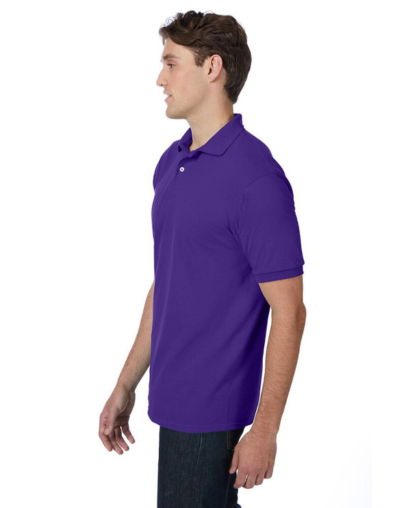 Hanes 054 - Adult EcoSmart® Jersey Knit Polo