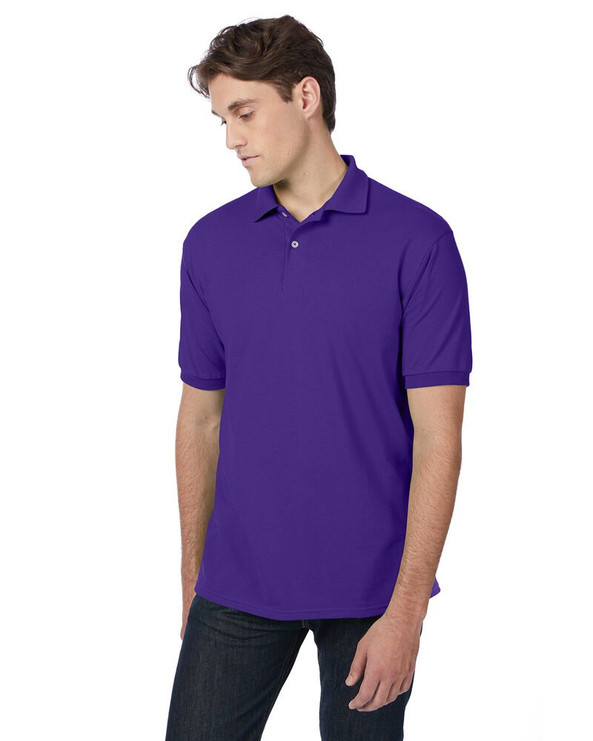 Hanes 054 - Adult EcoSmart® Jersey Knit Polo