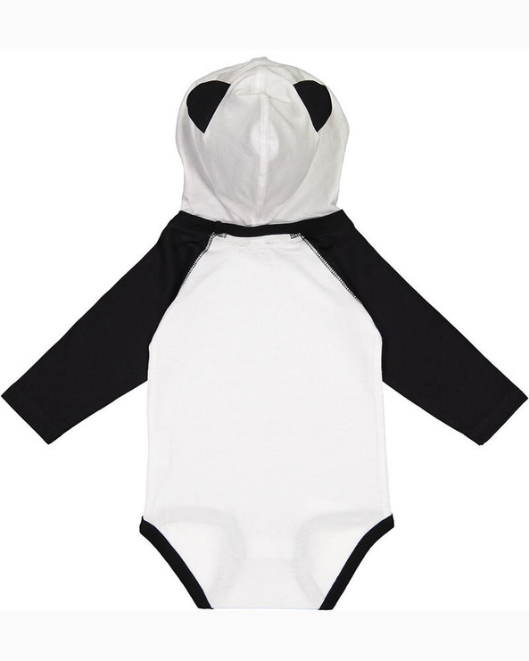 Rabbit Skins 4418 - Body infantil de manga larga de punto fino con orejas