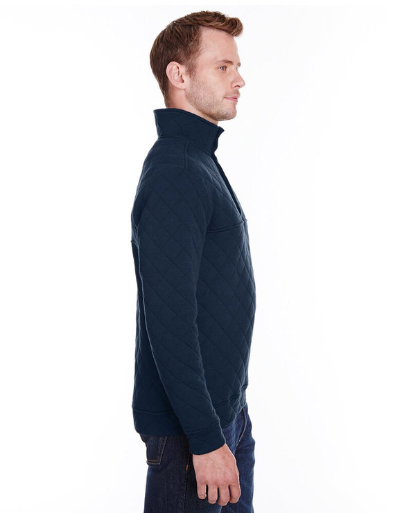 J. America JA8890 - Adult Quilted Snap Pullover