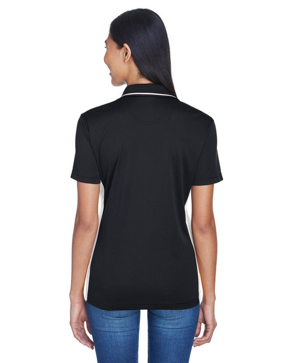 UltraClub 8406L - Polo de mujer Cool & Dry Sport Two-Tone