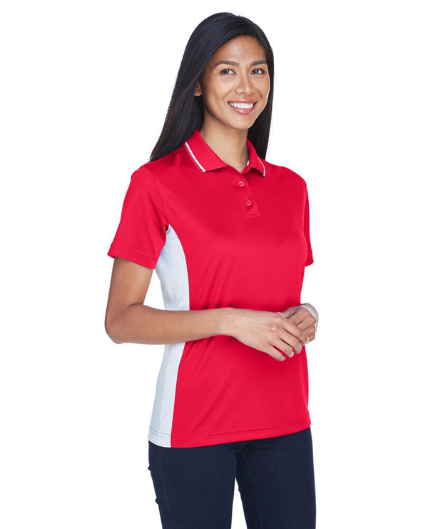 UltraClub 8406L - Ladies Cool & Dry Sport Two-Tone Polo