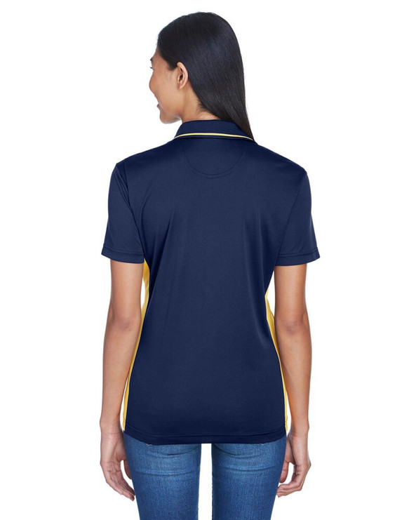 UltraClub 8406L - Polo de mujer Cool & Dry Sport Two-Tone