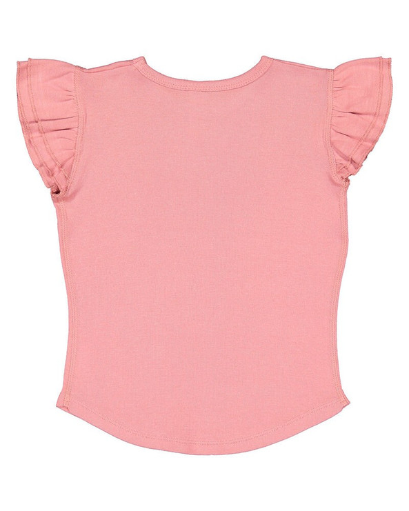Rabbit Skins 3339 - Camiseta de manga volante para niño pequeño