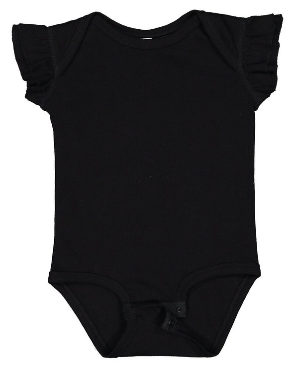 Rabbit Skins 4439 - Infant Flutter Sleeve Bodysuit