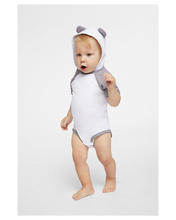 Rabbit Skins 4417 - Body con capucha y orejas Personaje Infantil