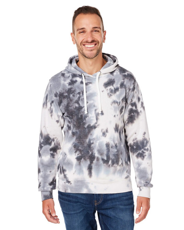 J. America 8861JA - Adult Tie-Dye Pullover Hooded Sweatshirt