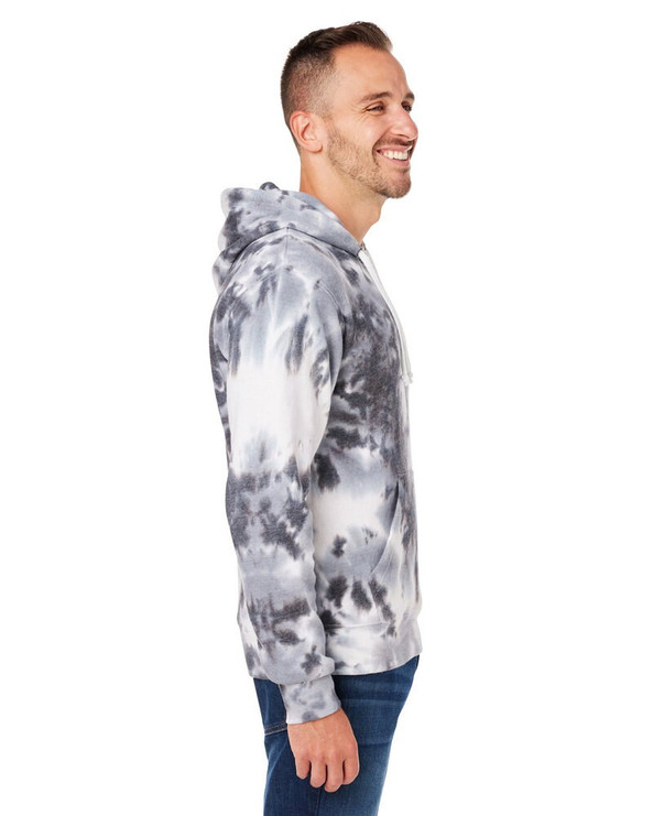 J. America 8861JA - Adult Tie-Dye Pullover Hooded Sweatshirt