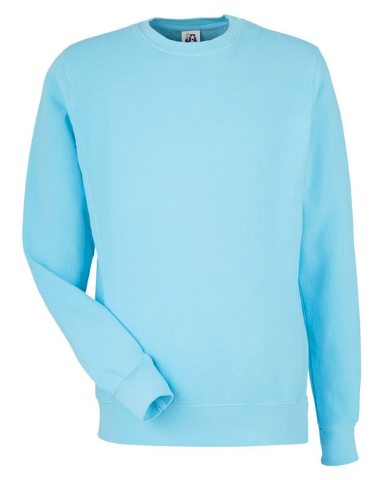 J. America 8731JA - Sudadera polar unisex teñida con pigmentos