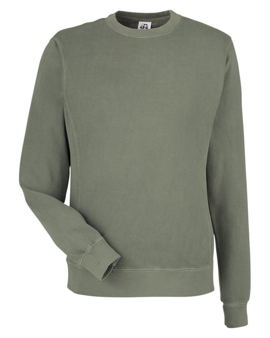J. America 8731JA - Sudadera polar unisex teñida con pigmentos