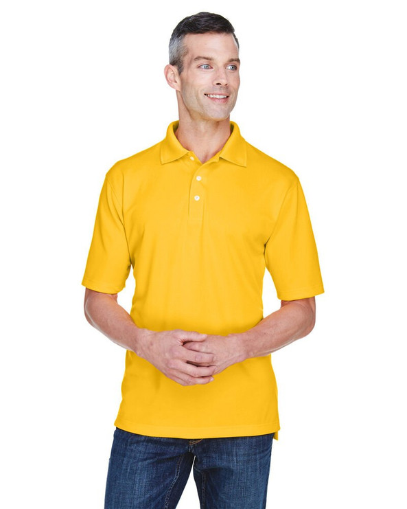 UltraClub 8445 - Polo de hombre Cool & Dry Stain-Release Performance
