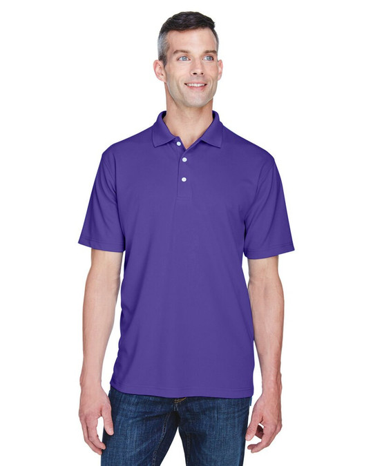 UltraClub 8445 - Polo de hombre Cool & Dry Stain-Release Performance