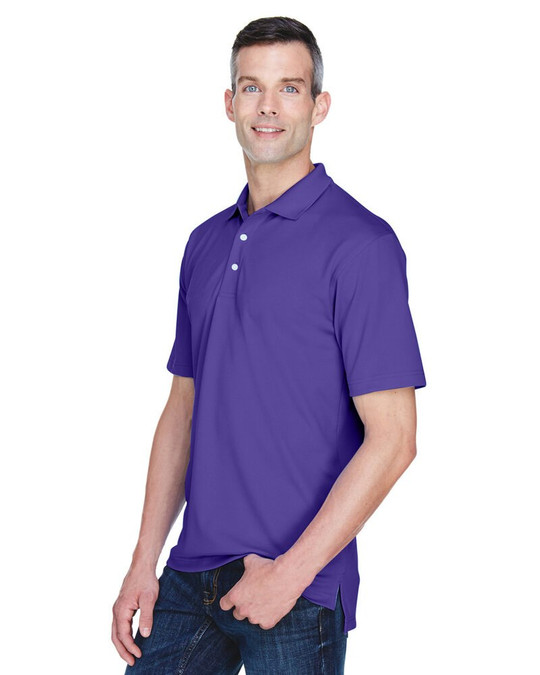 UltraClub 8445 - Polo de hombre Cool & Dry Stain-Release Performance