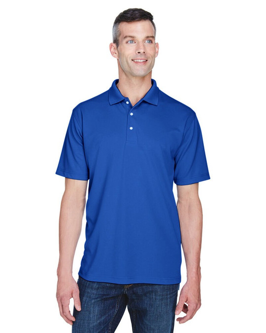 UltraClub 8445 - Polo de hombre Cool & Dry Stain-Release Performance