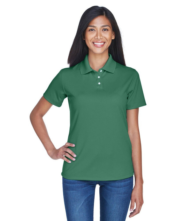 UltraClub 8445L - Polo de rendimiento antimanchas Cool & Dry para mujer