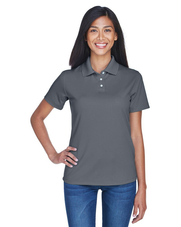 UltraClub 8445L - Polo de rendimiento antimanchas Cool & Dry para mujer