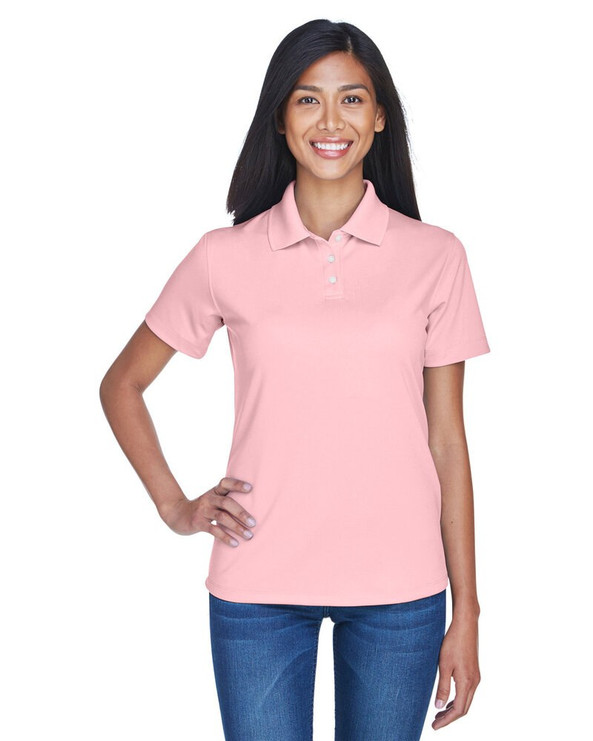UltraClub 8445L - Polo de rendimiento antimanchas Cool & Dry para mujer
