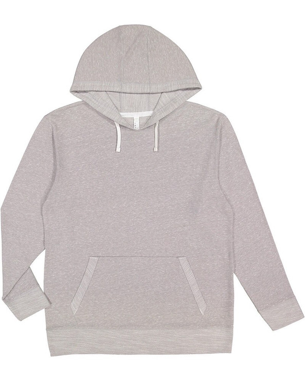 LAT 6779 - Adult Harborside Melange French Terry Hooded Sweatshirt