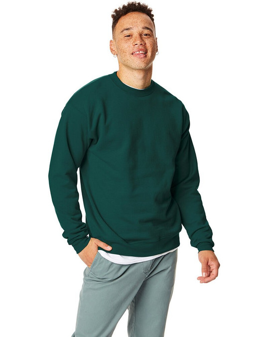 Hanes P1607 - Sudadera unisex Ecosmart® de cuello redondo