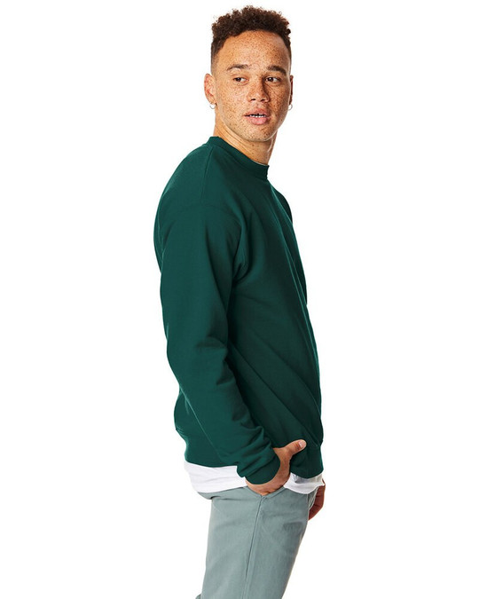 Hanes P1607 - Sudadera unisex Ecosmart® de cuello redondo