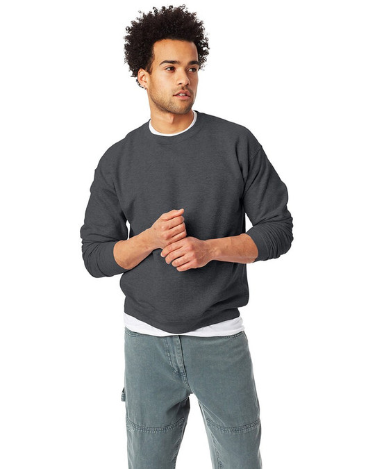 Hanes P1607 - Sudadera unisex Ecosmart® de cuello redondo