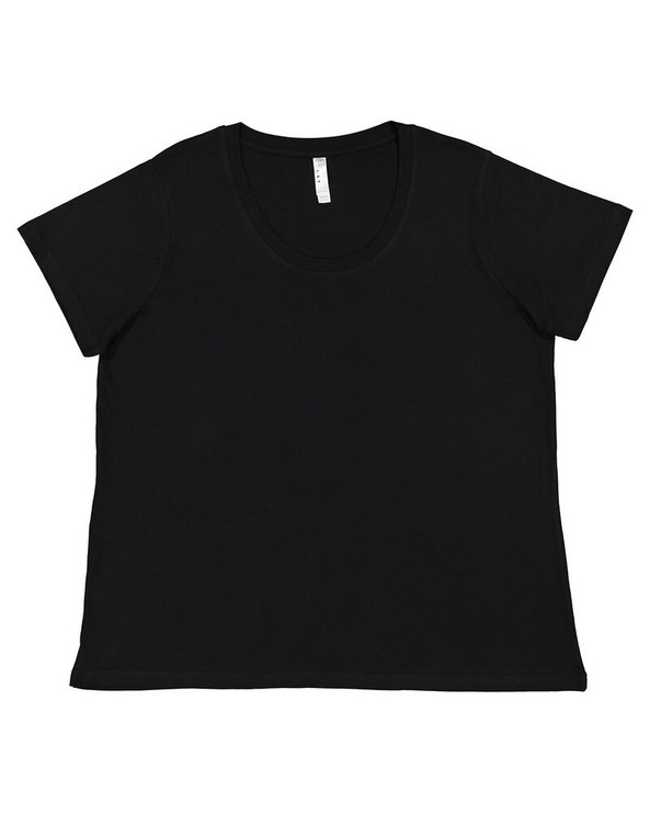 LAT 3816 - Ladies Curvy Fine Jersey T-Shirt