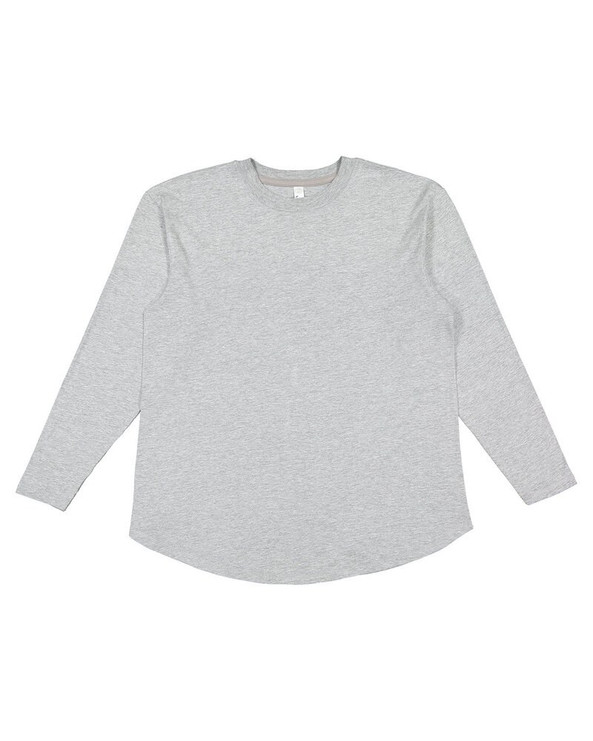 LAT 3508 - Camiseta relajada de manga larga para mujer