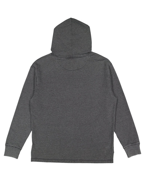 LAT 6936 - Adult Vintage Wash Fleece Hooded Sweatshirt
