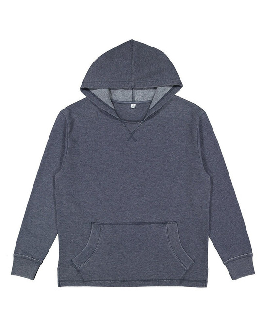 LAT 6936 - Sudadera con capucha de forro polar Vintage Wash para adulto