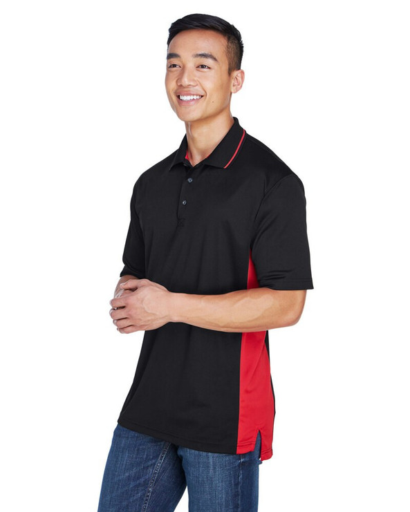 UltraClub 8406 - Men's Cool & Dry Sport Two-Tone Polo