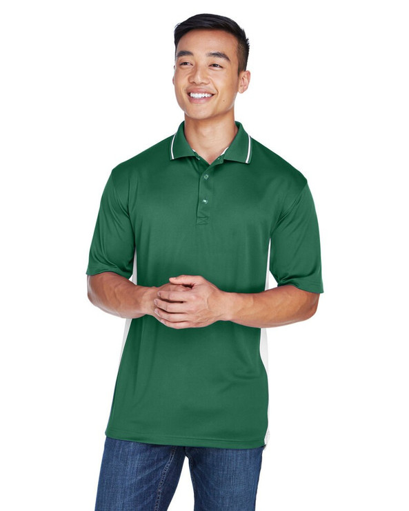 UltraClub 8406 - Polo Cool & Dry Sport Two-Tone para hombre