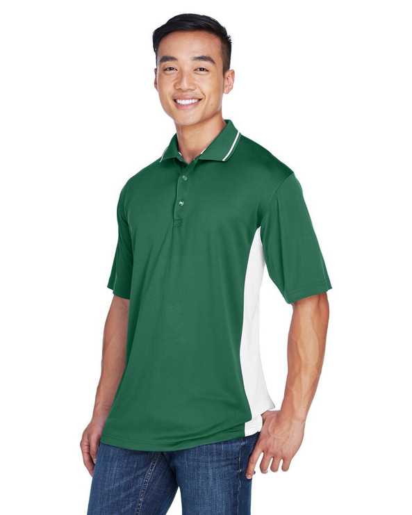 UltraClub 8406 - Polo Cool & Dry Sport Two-Tone para hombre