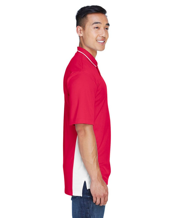 UltraClub 8406 - Polo Cool & Dry Sport Two-Tone para hombre