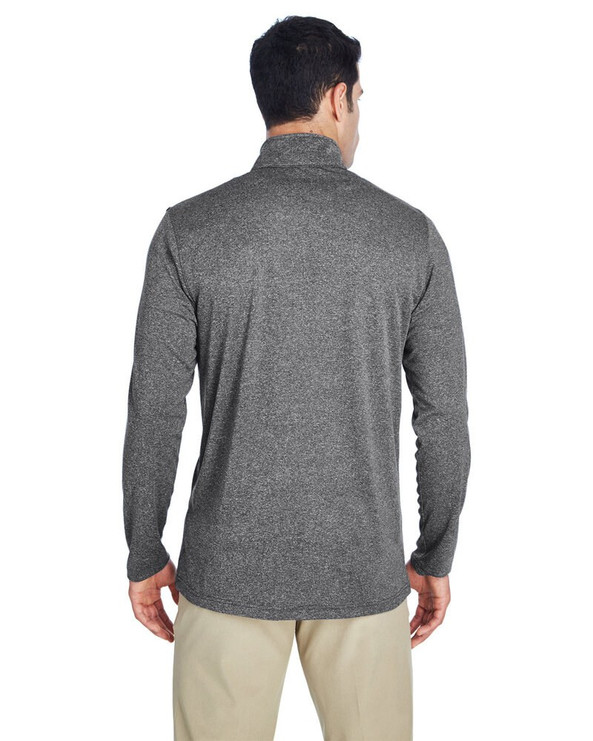 UltraClub 8618 - Men's Cool & Dry Heathered Performance Quarter-Zip