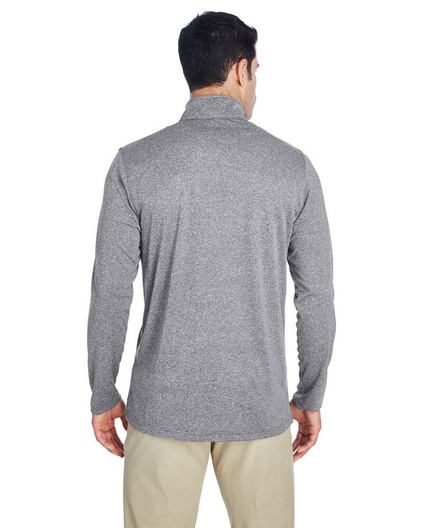 UltraClub 8618 - Men's Cool & Dry Heathered Performance Quarter-Zip